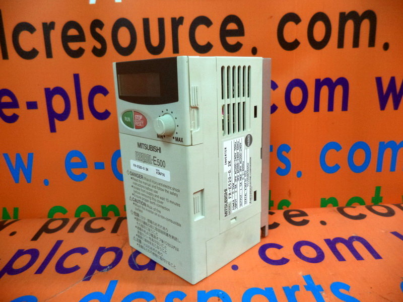 MITSUBISHI FR-E520-0.2K - PLC DCS SERVO Control MOTOR POWER SUPPLY IPC ROBOT